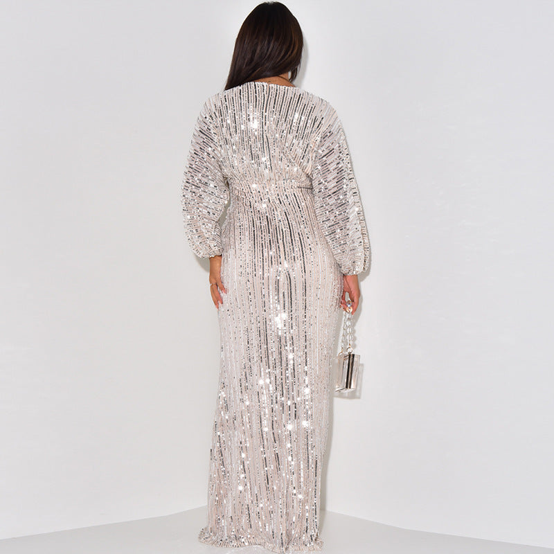 Aurora Sequin Maxi Dress