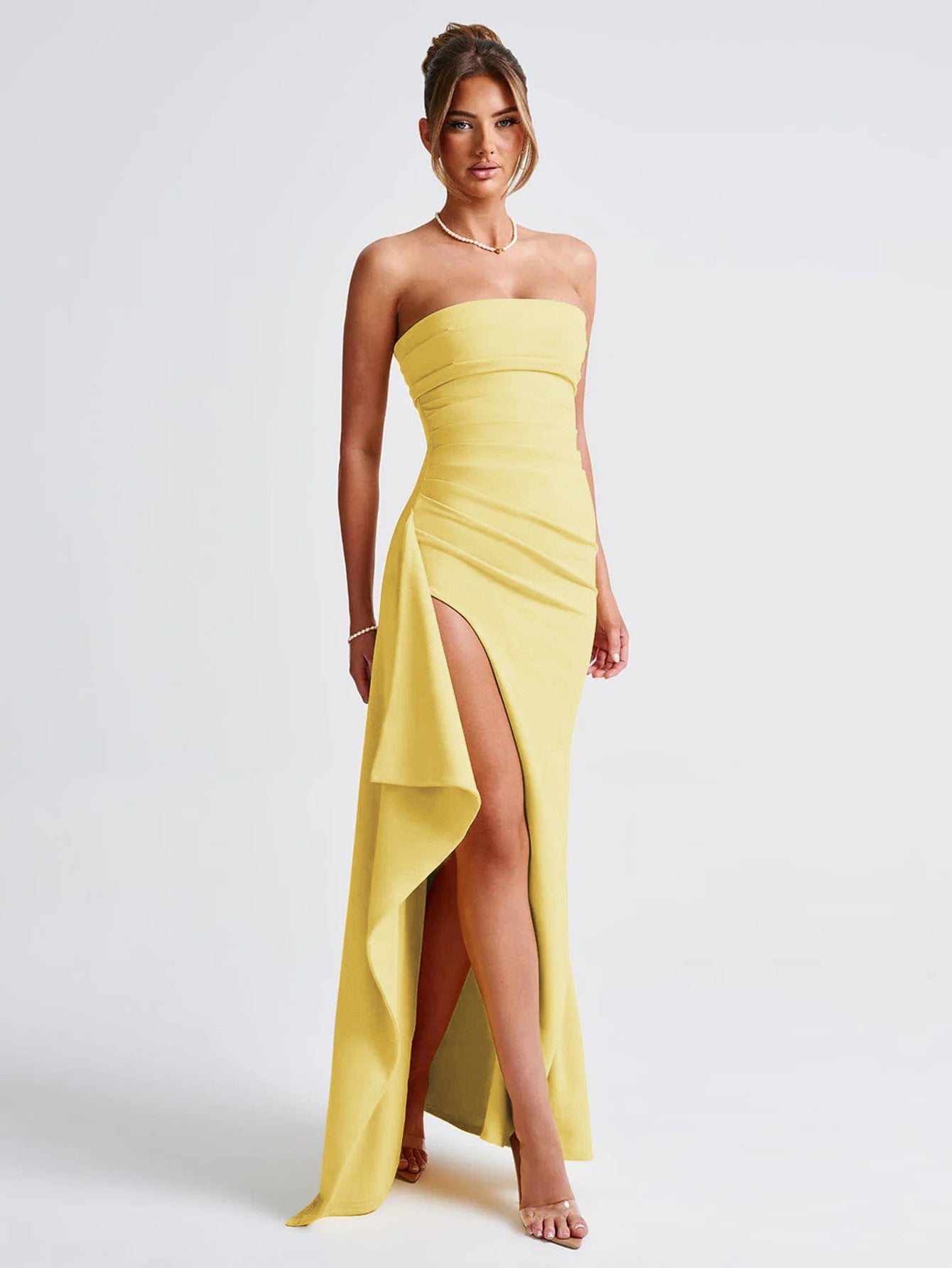 Coast Strapless Gown