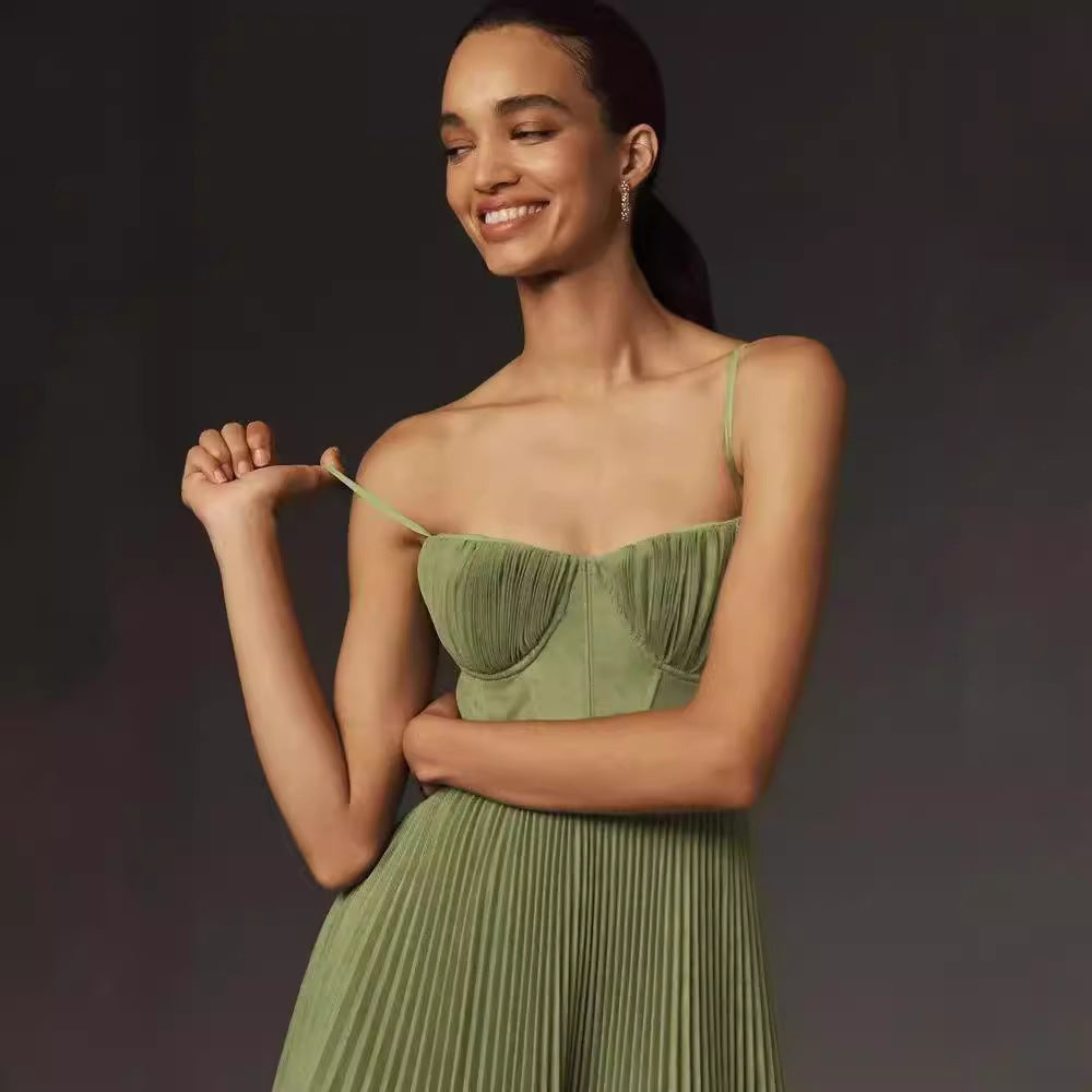 Verona Ice Silk Backless Dress