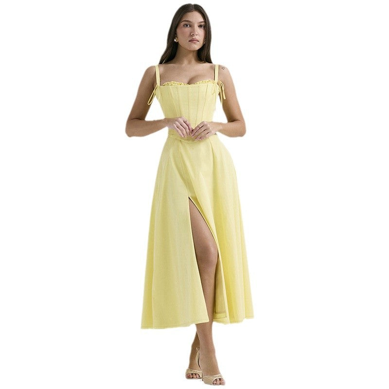 Ariana | Side-Split Midi Dress