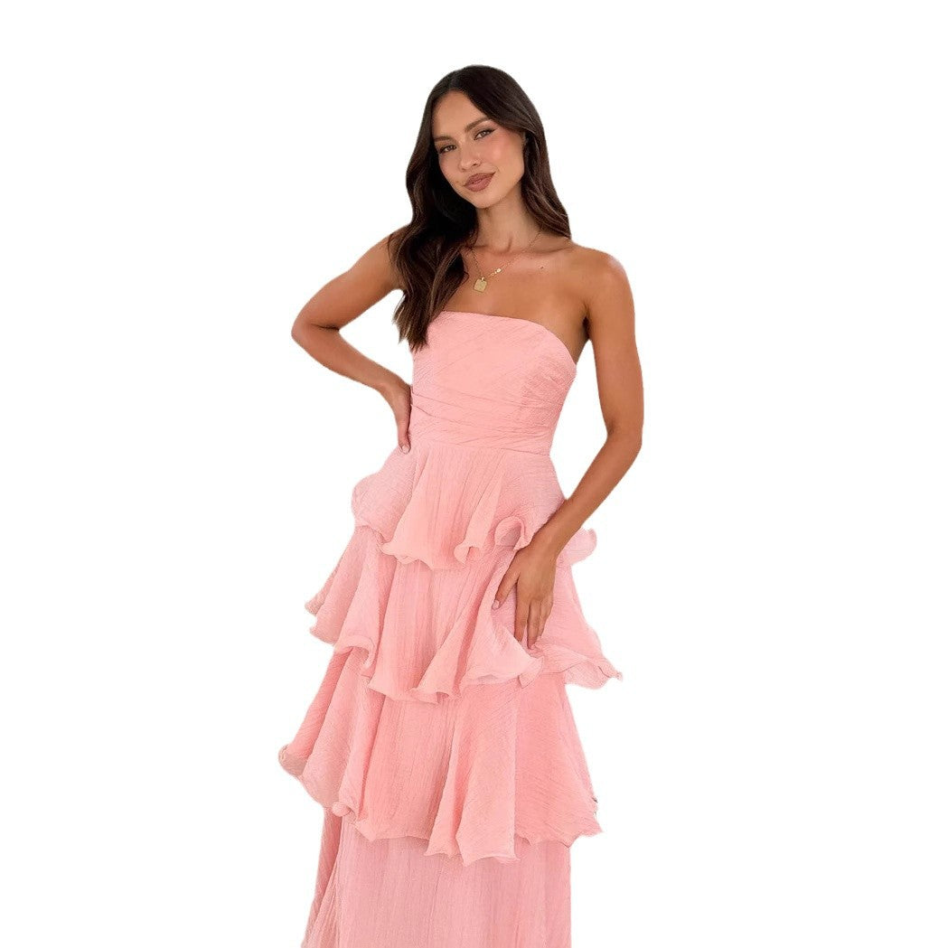 Celeste Ruffle Maxi Dress
