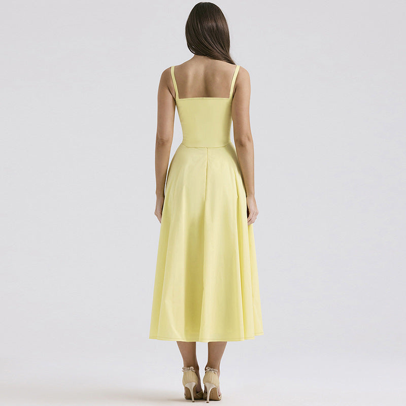Ariana | Side-Split Midi Dress