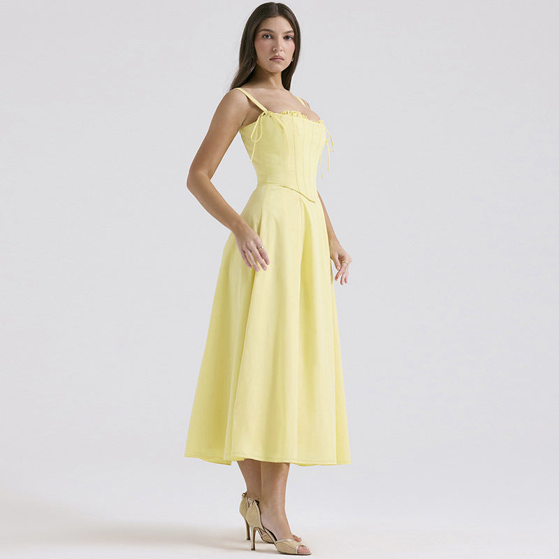 Ariana | Side-Split Midi Dress