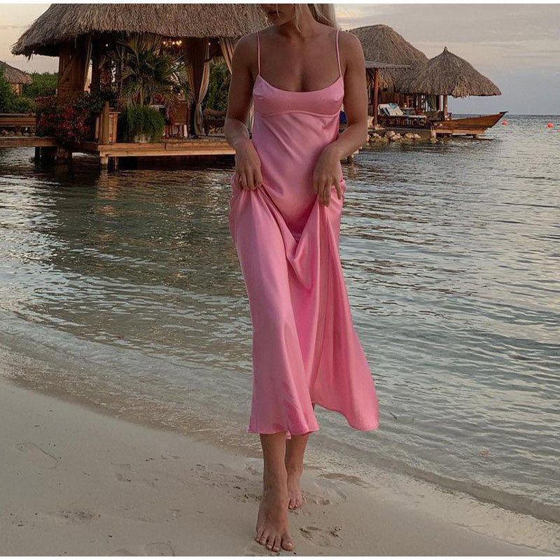 Blush Elegance Maxi Dress
