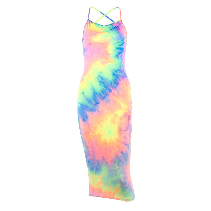 Soleil Tie-Dye Bodycon Dress