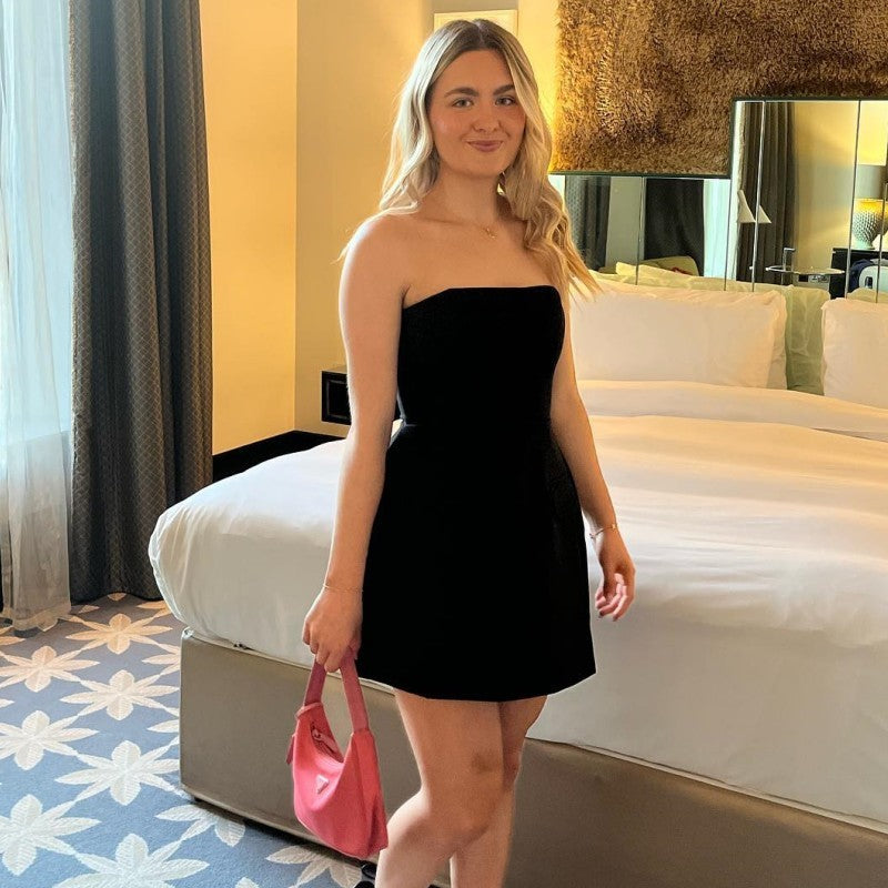 Chérie Strapless Sculpted Mini Dress