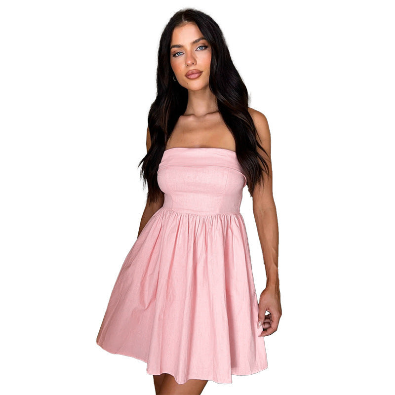 Mila Strapless A-Line Mini Dress