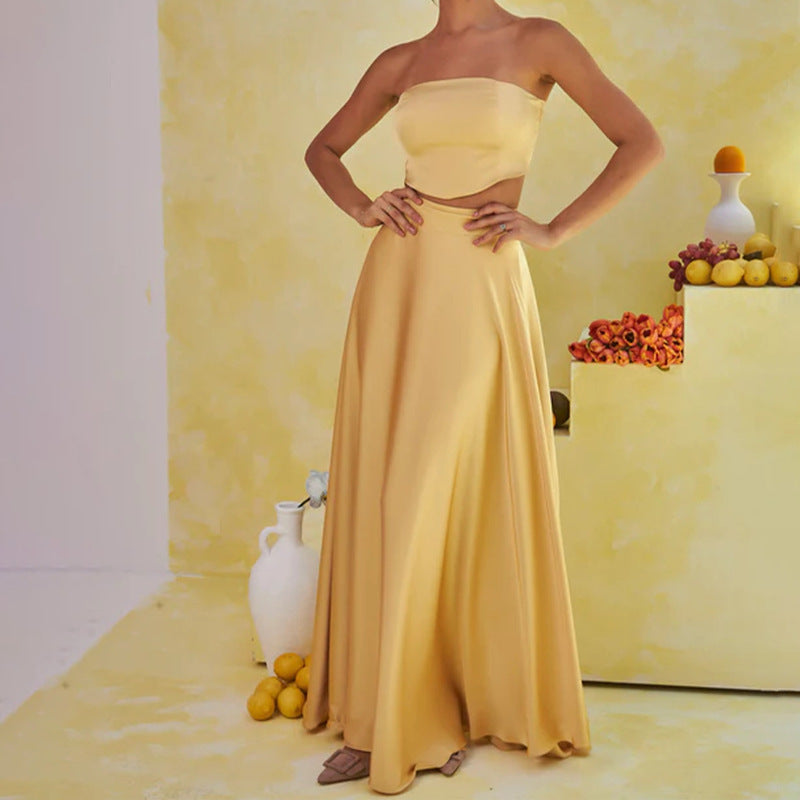 Flowing & Sophisticated Evening Wear Dress