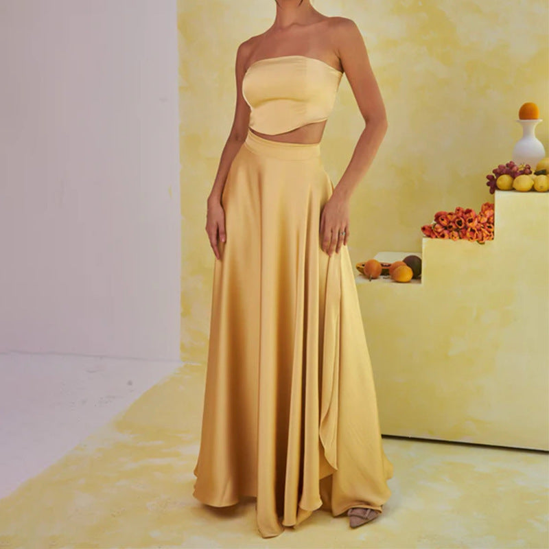 Flowing & Sophisticated Evening Wear Dress