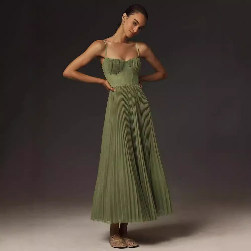 Verona Ice Silk Backless Dress