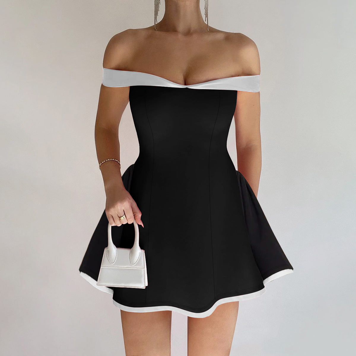 Sienna Off-Shoulder Flare Dress