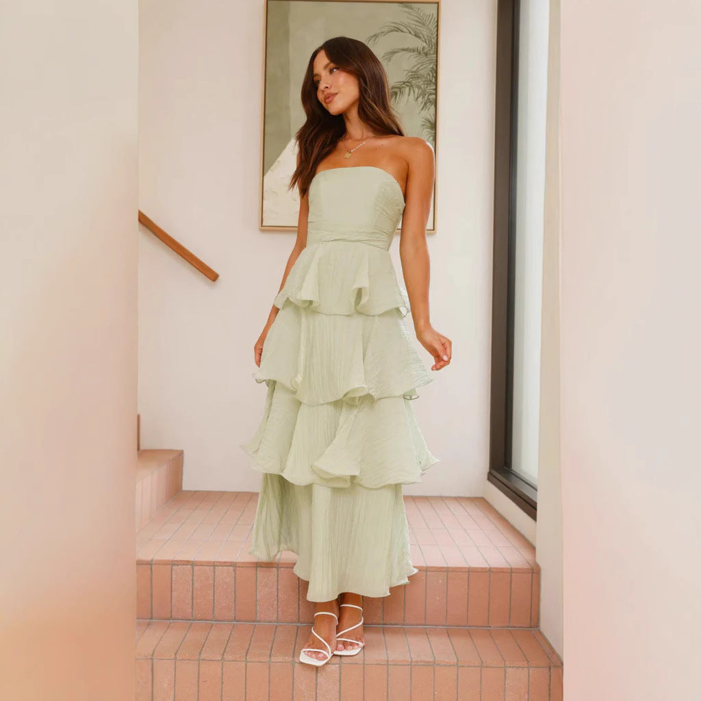 Celeste Ruffle Maxi Dress