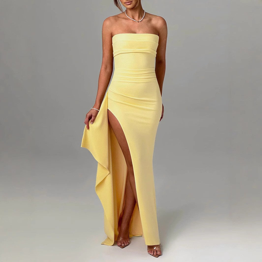 Coast Strapless Gown