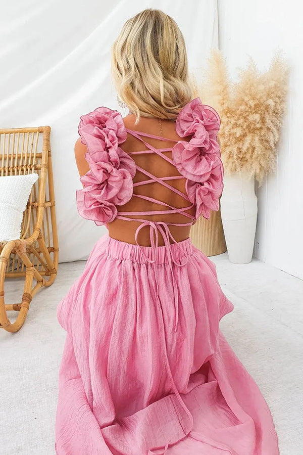 Blossom Back Dress